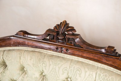 walnut frame sofa armchairs